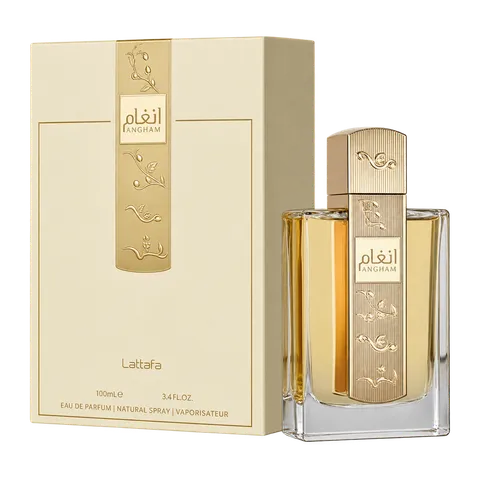 Frasco y caja de Angham de Lattafa